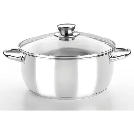Monix Pack Batería de Cocina Optima2 M450001 con Cazo 16cm, Ollas y Cacerolas 20-24cm